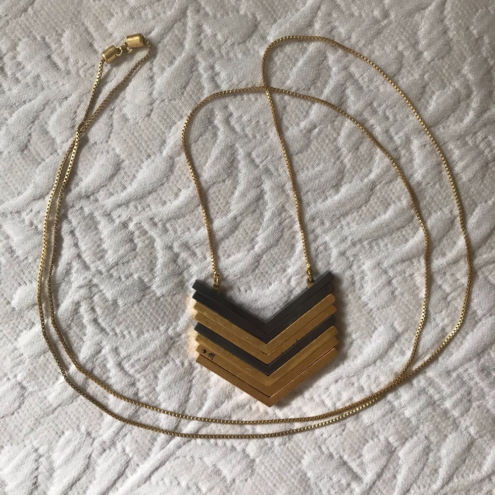 Madewell Arrowstack Necklace